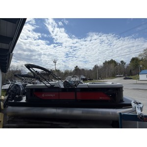 2026 Godfrey EX2086SBX Pontoon Boat - Black/Crimson